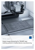 Image processing for TRUMPF marking systems in medical technology for UDI-compliant laser marking