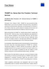 Press Release: TRUMPF Inc. Names New Vice President, Technical Services